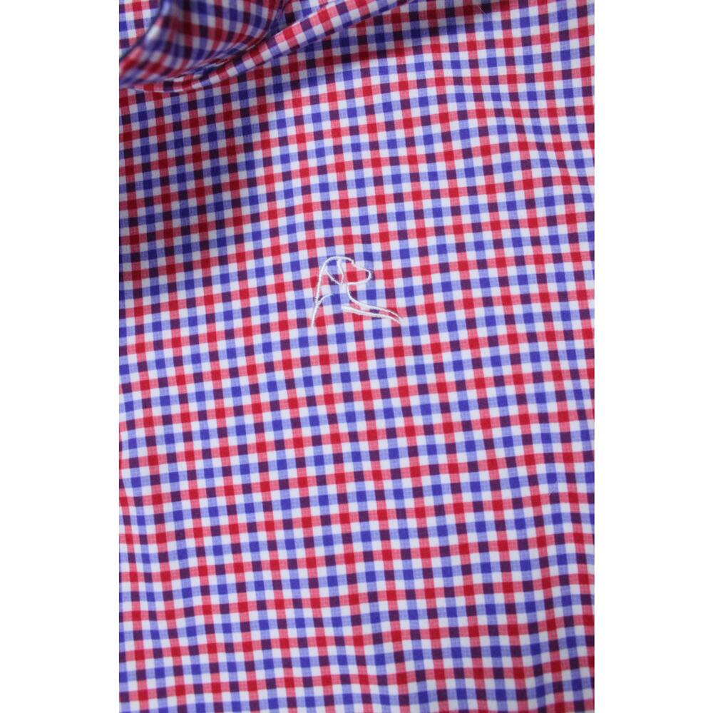 Men's Rhoback Pullover Quarter Zip Top Shirt Red Plaid Team USA Flag sz M NWOT - Picture 6 of 8